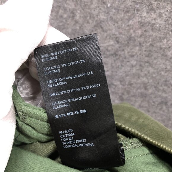 Urban Outfitters BDG Baggy Cargo Jogger Pants Womens S High Waisted Green Twill - Picture 10 of 10